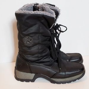 Totes all weather boots black size 7